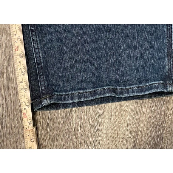 Duluth Trading Double Flex Jeans Women's 20W Relaxed Straight Leg Carpenter Dark - Picture 6 of 8